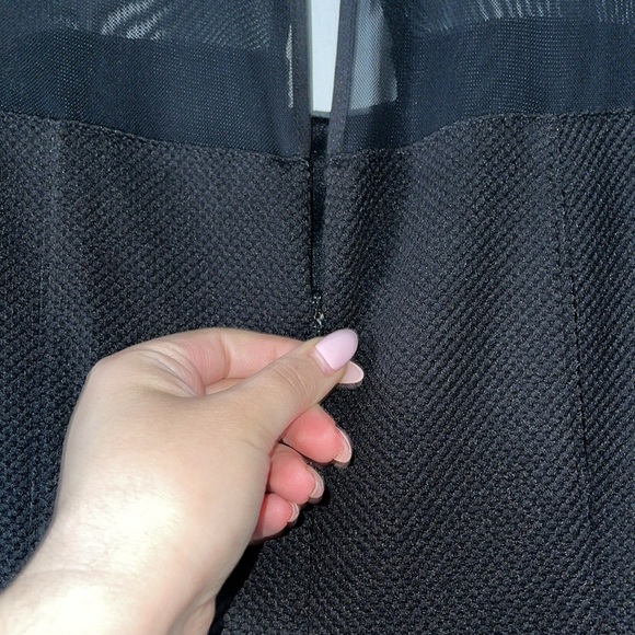 Mesh long sleeve mini dress - Picture 7 of 9